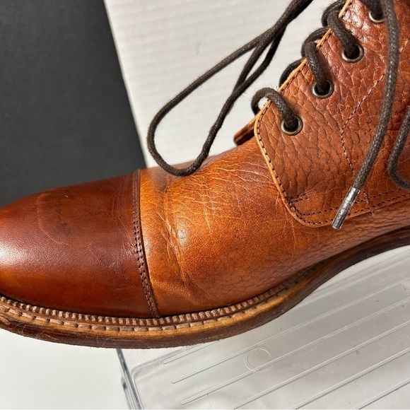 TAFT Men’s Rome Ankle Boot Brown Lace Up 10 US 43 EU Leather Made in Spain main image 9